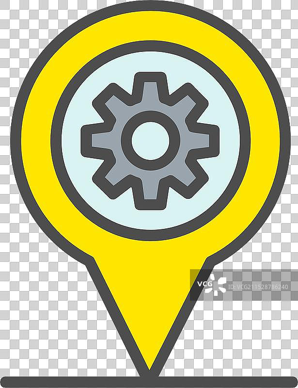 占位符线条填充图标设计图片素材