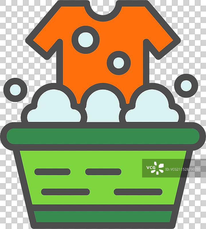 洗衣服的晾衣架图标设计图片素材