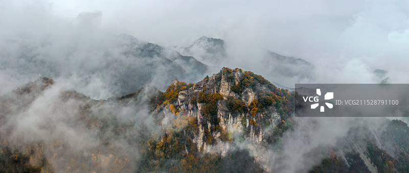 翠华山秋色图片素材