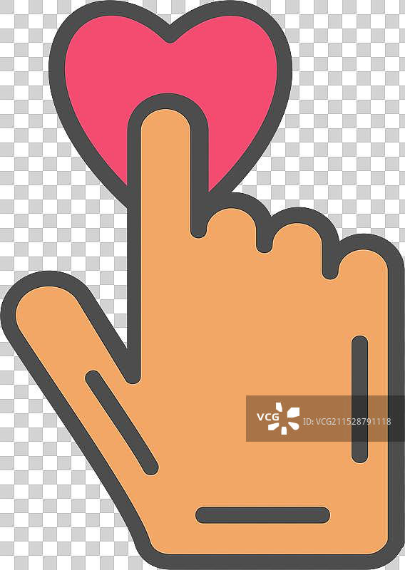 诚实线条填充图标设计图片素材