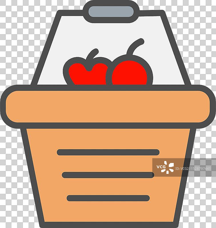 篮球线条填充图标设计图片素材