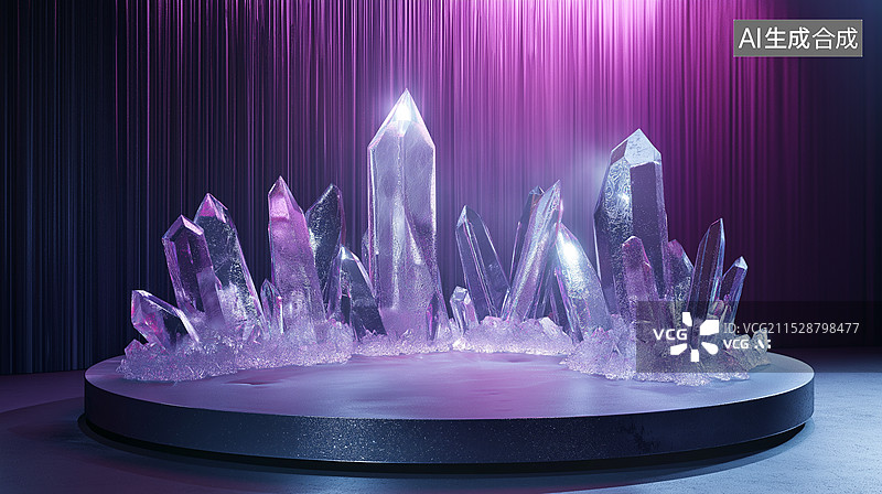 【AI数字艺术】时尚珠宝宝石首饰背景图插画图片素材