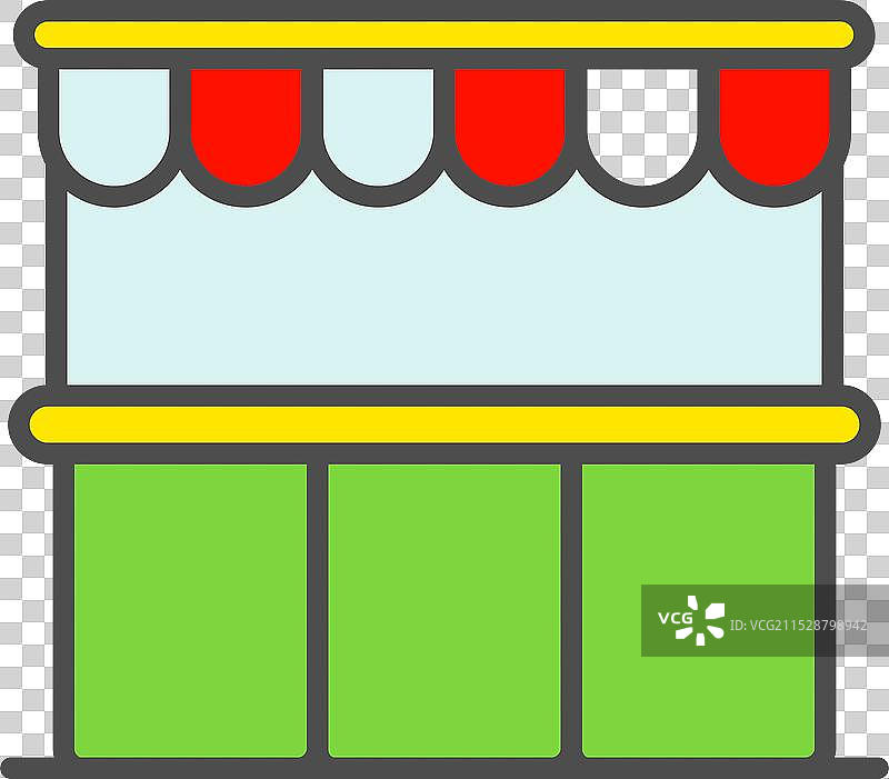 站立线条填充图标设计图片素材