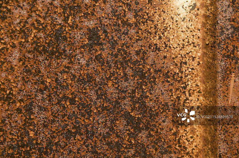 锈蚀。图片素材