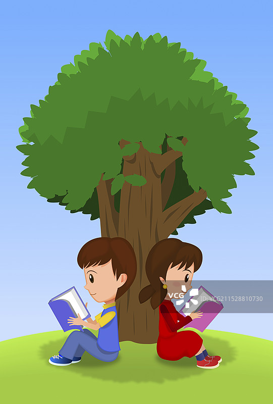 让我们读一本书图片素材