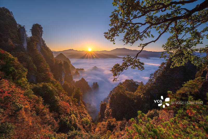四川光雾山图片素材