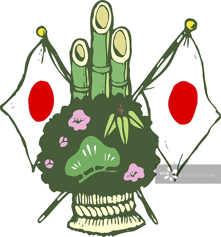 门松（日本松树）图片素材