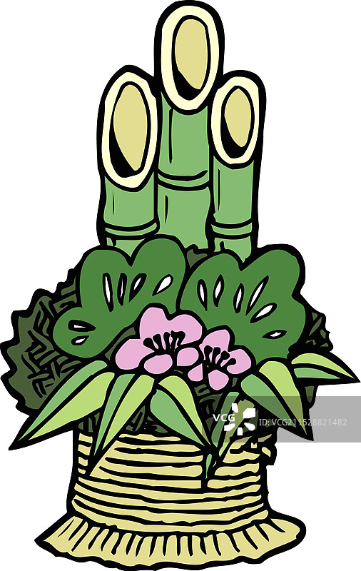 门松（日本松树）图片素材