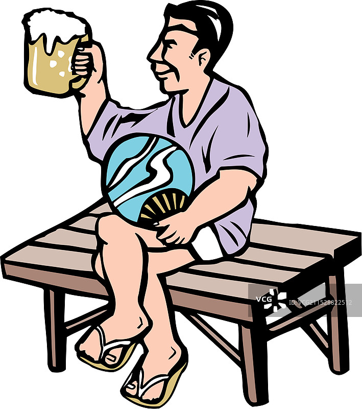 傍晚的凉爽图片素材