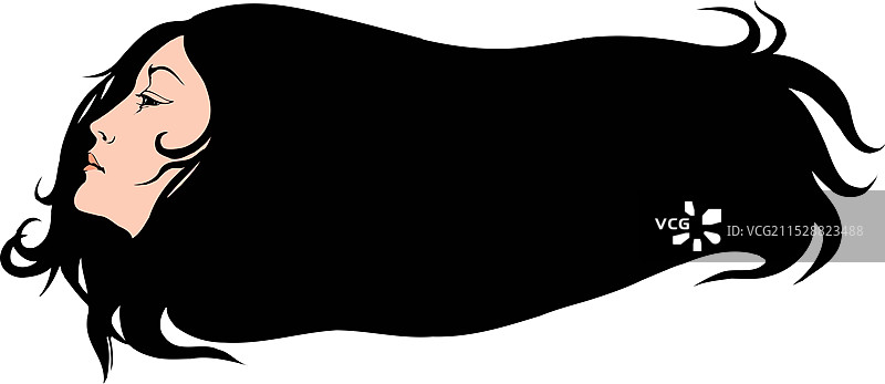 女性的剪影图片素材