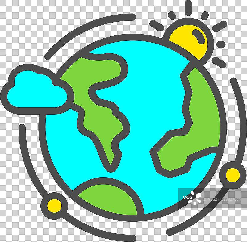 氛围线填充图标设计图片素材