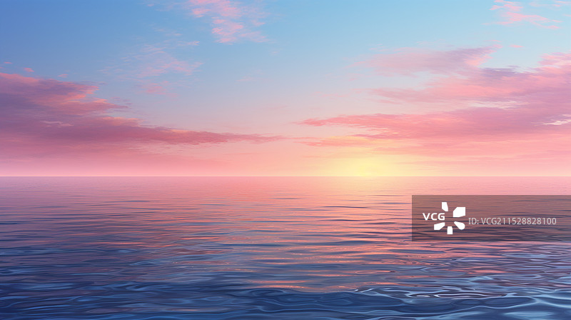 海上日出图片素材