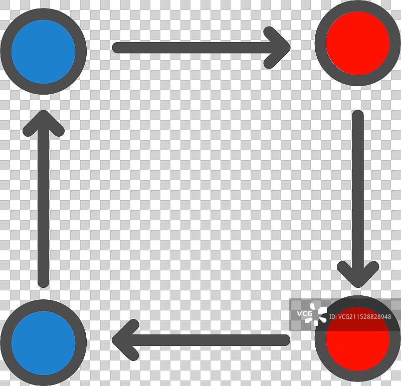 适应周期线条填充图标设计图片素材