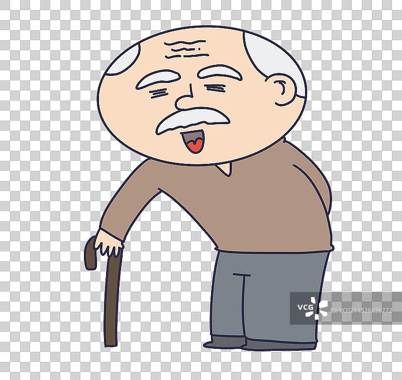 开心的老年人图片素材