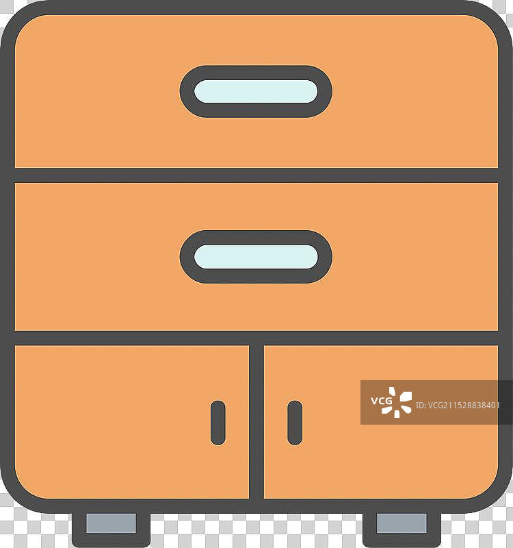 抽屉线条填充图标设计图片素材