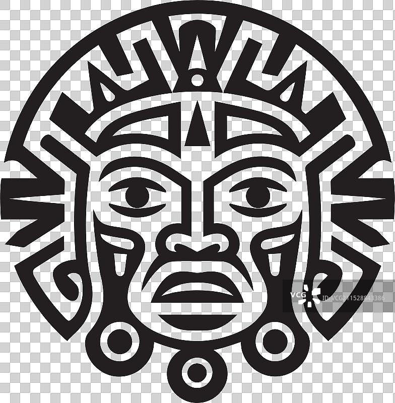 卡拉尔文明徽章 前西班牙时期图标图片素材