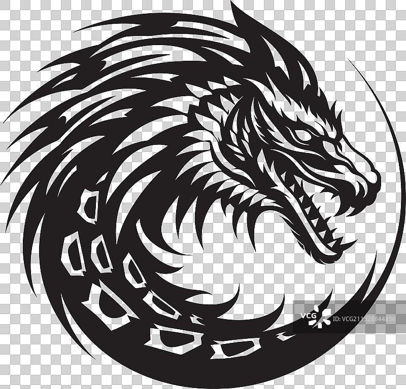 中美洲神话中的羽蛇神符号图片素材