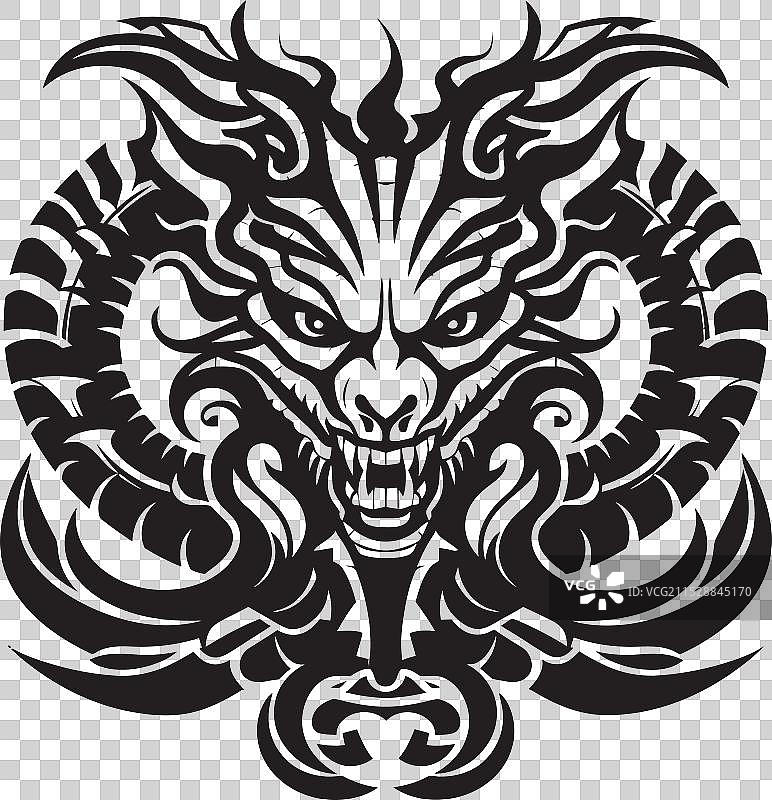 羽蛇神的遗产奎兹尔科亚特尔标志设计图片素材