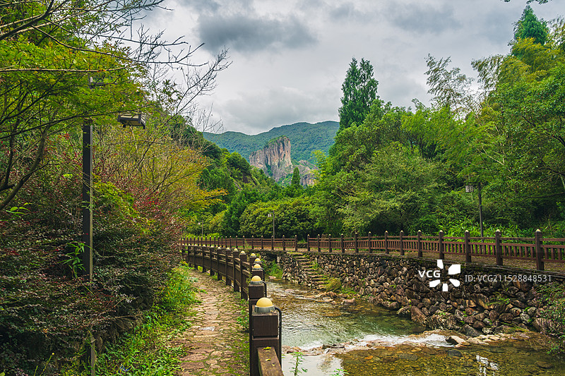 温州乐清雁荡山显胜门风景区图片素材