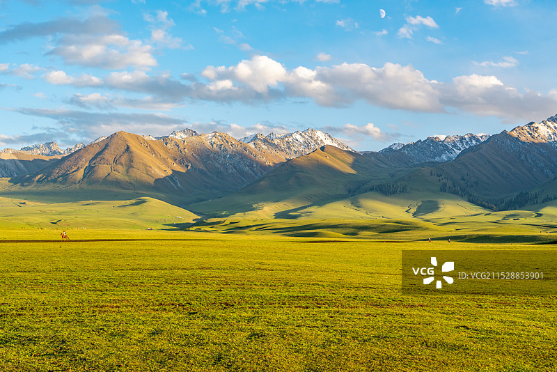 新疆伊犁那拉提草原风景图片素材