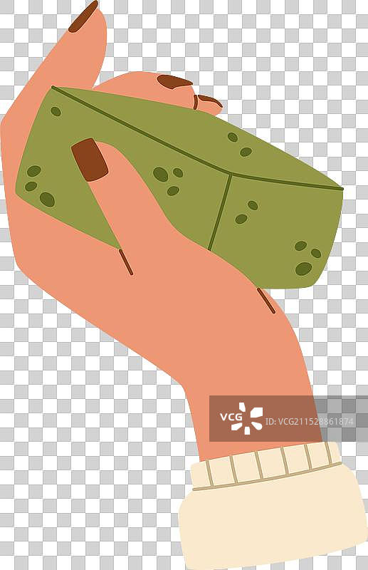 手握海绵图片素材