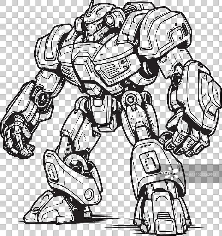 机械先锋奥德赛未来战士徽章图片素材