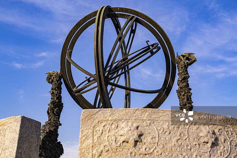 北京古观象台赤道经纬仪图片素材