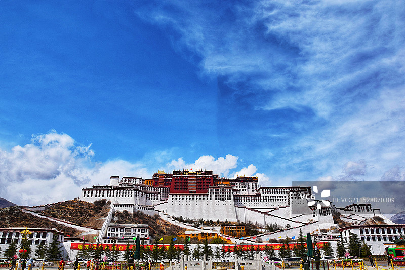 拉萨布达拉宫图片素材