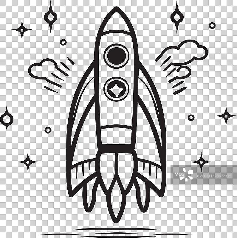 猎户座的奥德赛太空火箭标志设计 太阳能图片素材