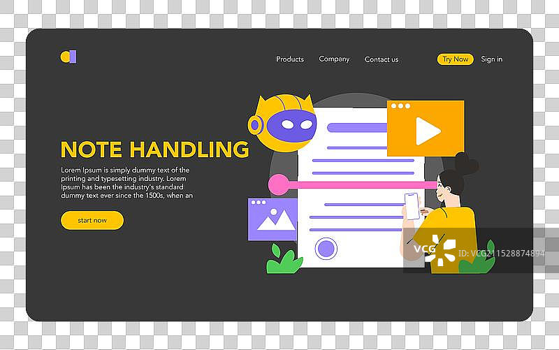 移动人工智能平面图图片素材