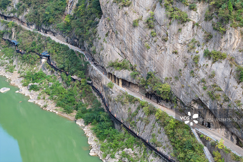 广元明月峡图片素材