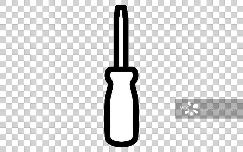 黑色简单线条绘制的工具图标图片素材