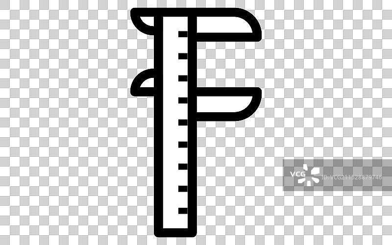 黑色简单线条绘制的工具图标图片素材