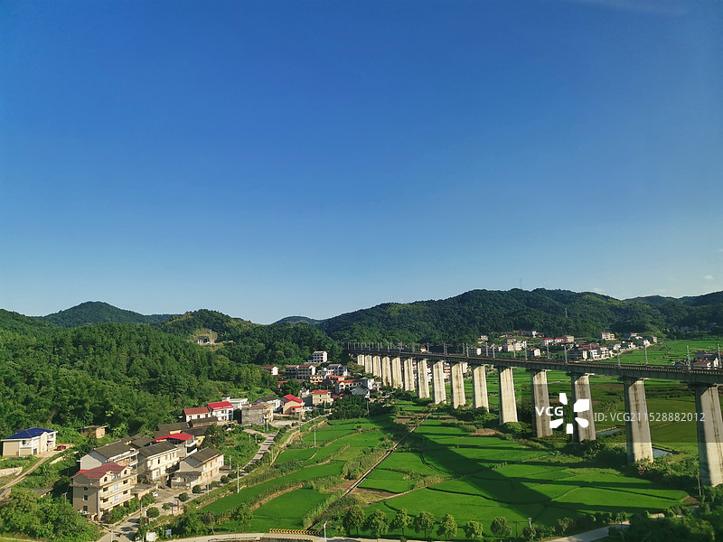 铁路桥图片素材