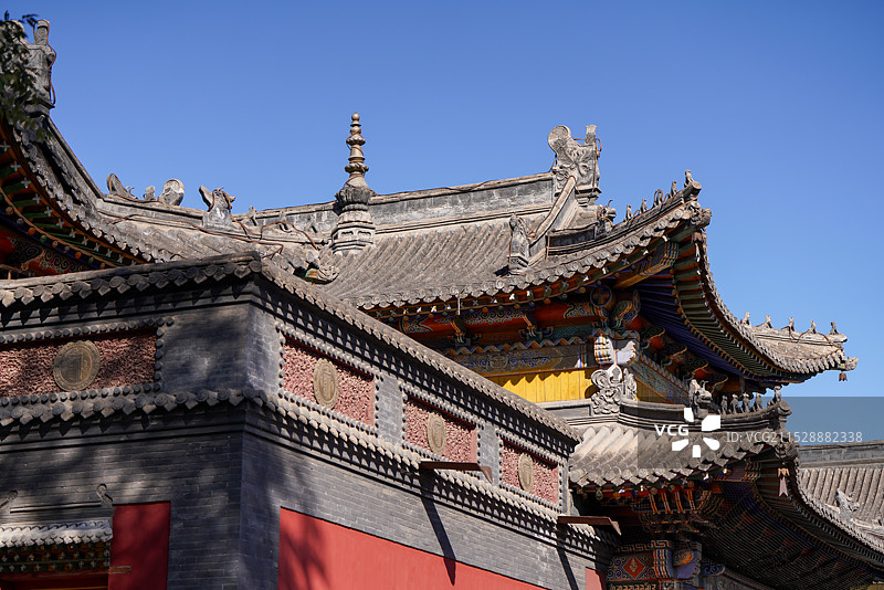 内蒙古 呼和浩特 五塔寺 金刚座舍利宝塔图片素材