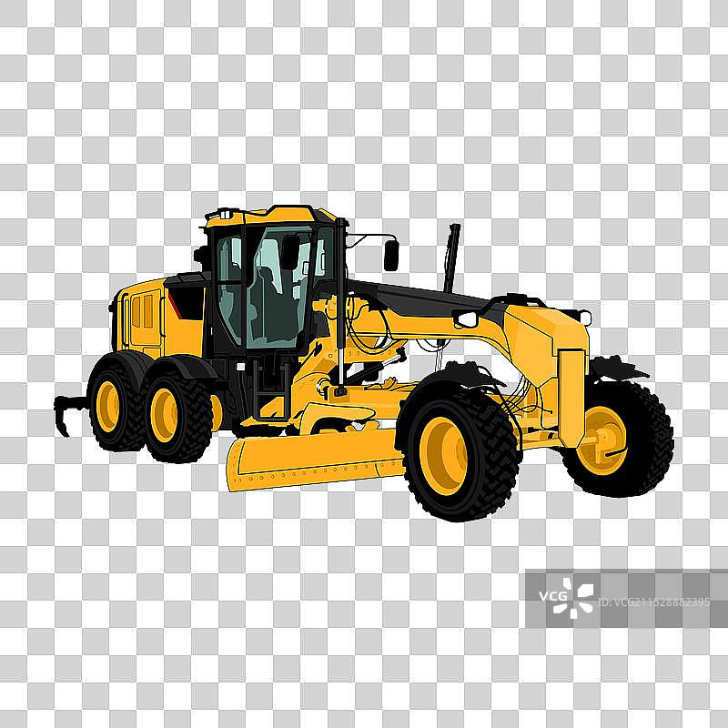 道路平地机重型设备车辆图片素材