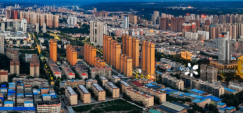 三门峡市 国际文博城 天鹅城 湖滨区 公路大桥 星河乐园 航拍图片素材