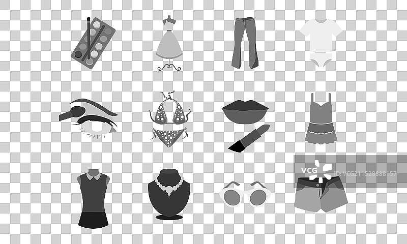 男女图标集图片素材