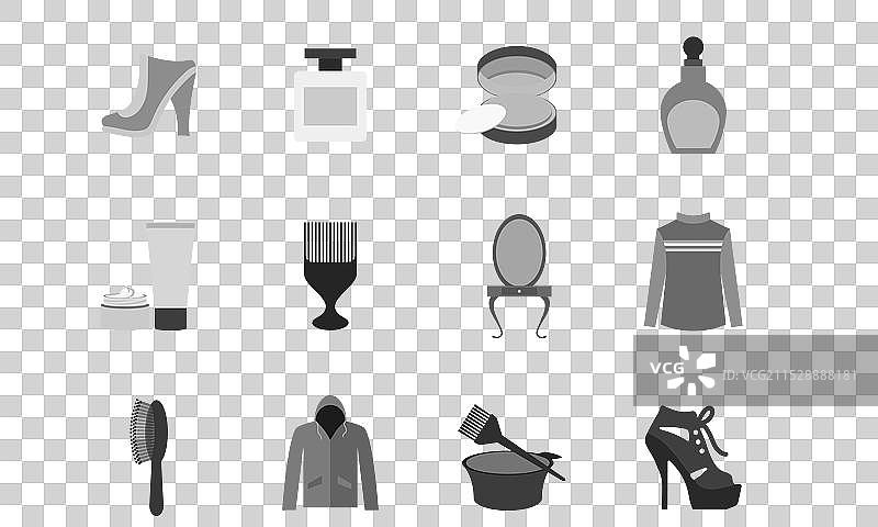 男女图标集图片素材