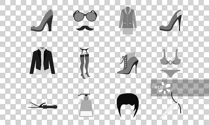 男女图标集图片素材