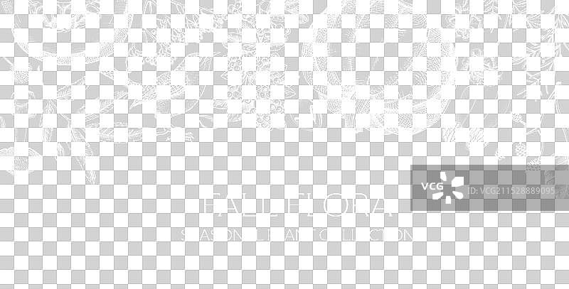 秋季黑板背景，秋天的落叶和南瓜图片素材