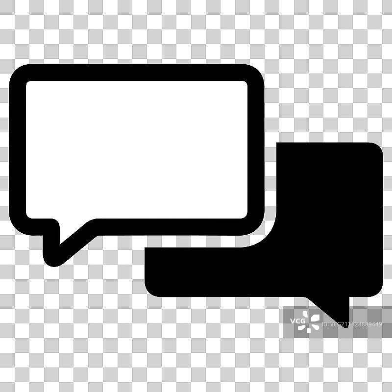 消息图标集 聊天标志集合 论坛图片素材