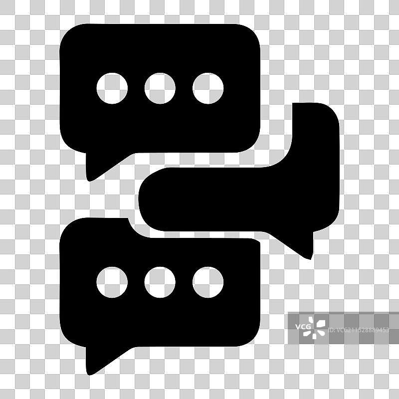 消息图标集 聊天标志集合 论坛图片素材