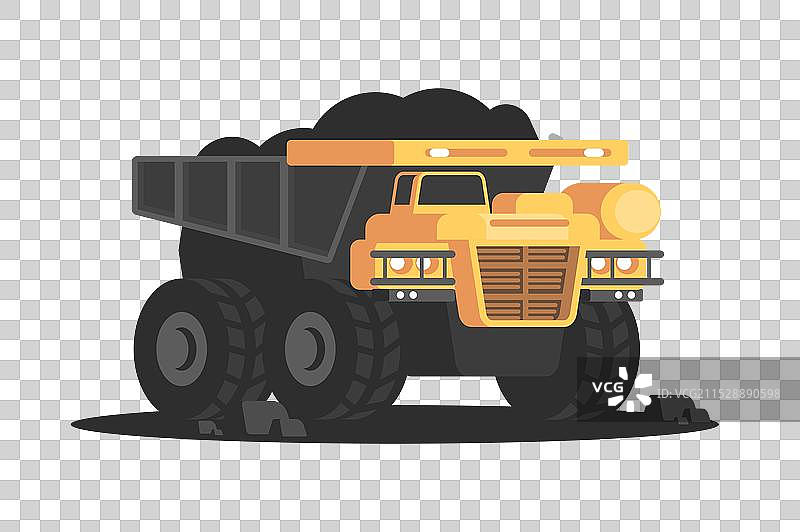 重型矿用卡车图片素材