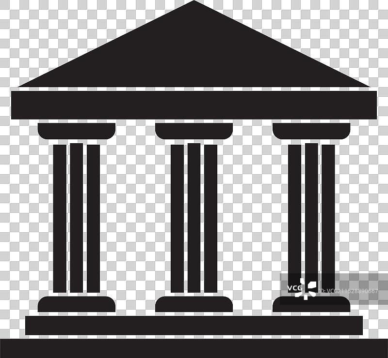 柱子标志图标设计模板，独立展示图片素材