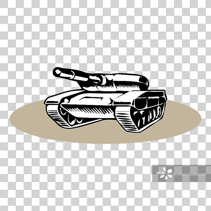 装甲坦克符号设计图片素材