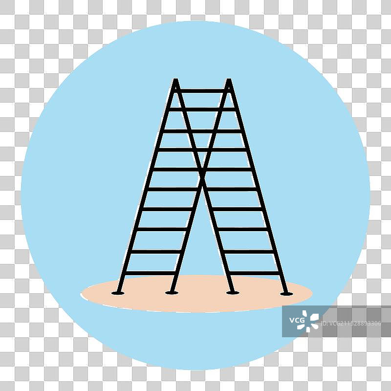 梯子图标符号设计图片素材