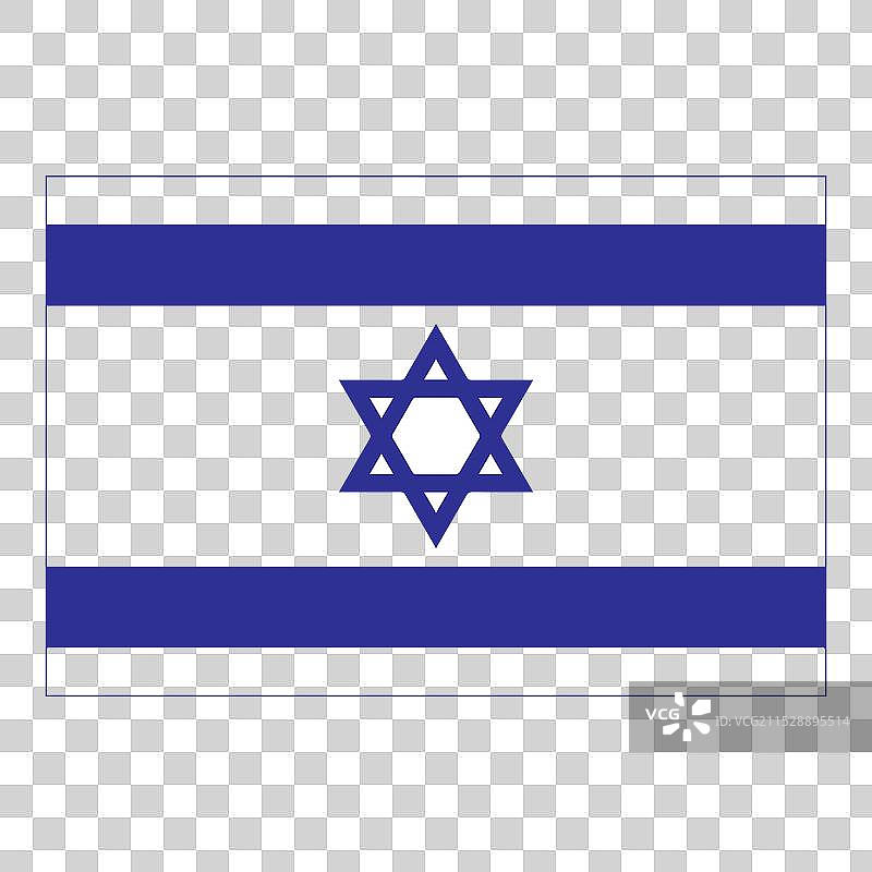 以色列的磨砂旗帜刷笔背景图片素材