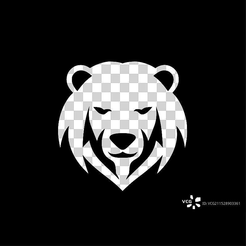 熊 - 极简和简单的轮廓图片素材