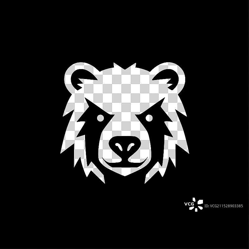 熊 - 极简和简单的轮廓图片素材